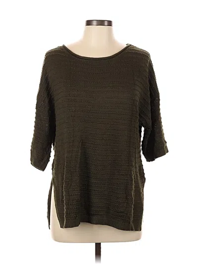 Pre-owned Unbranded 3/4 Sleeve T-shirt In Brown