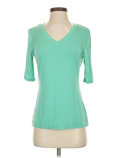 Pre-owned Unbranded 3/4 Sleeve T-shirt In Green
