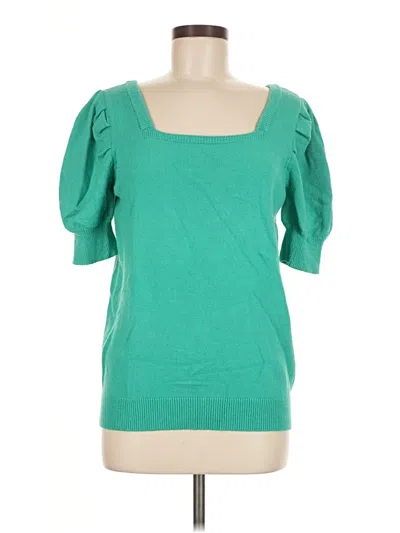 Pre-owned Unbranded 3/4 Sleeve T-shirt In Green