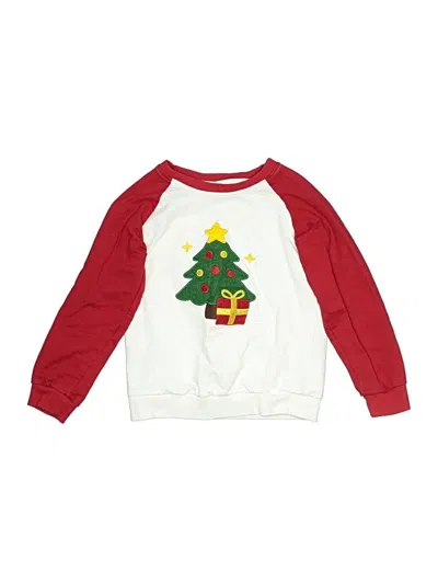 Pre-owned Unbranded Kids' 3/4 Sleeve T-shirt In Red