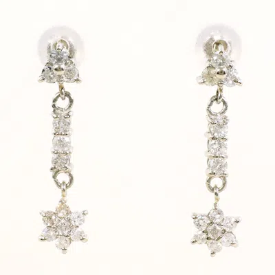Pre-owned Unbranded 900 Drop Earrings () In Silver