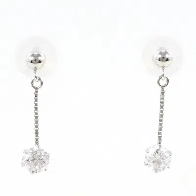 Pre-owned Unbranded 900 Drop Earrings () In Silver