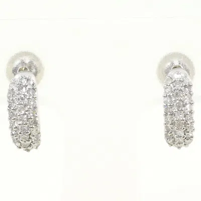 Pre-owned Unbranded 900 Half Hoop Earrings () In Silver