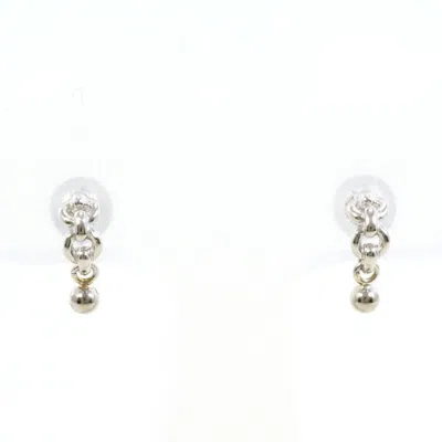 Pre-owned Unbranded 900 Half Hoop Earrings () In Silver