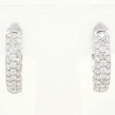 Pre-owned Unbranded 900 Hoop Earrings () In Silver