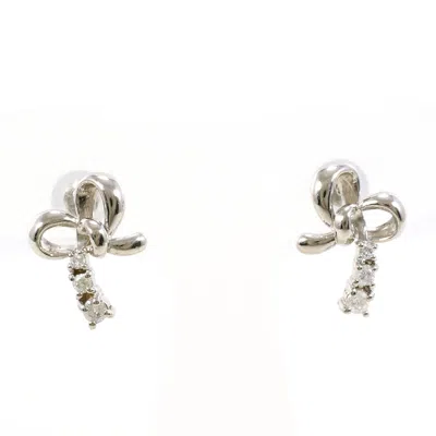 Pre-owned Unbranded 900 Stud Earrings () In Silver