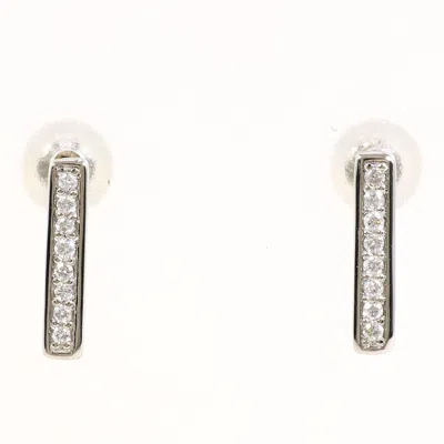 Pre-owned Unbranded 900 Stud Earrings () In Silver