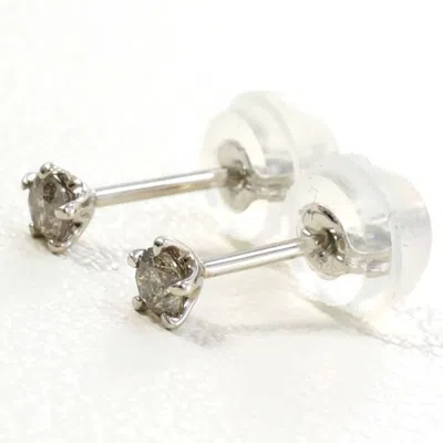 Pre-owned Unbranded 900 Stud Earrings () In Silver