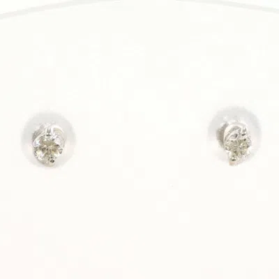 Pre-owned Unbranded 900 Stud Earrings () In Silver