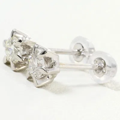 Pre-owned Unbranded 900 Stud Earrings () In Silver