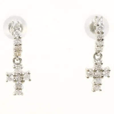 Pre-owned Unbranded 900 Stud Earrings () In Silver