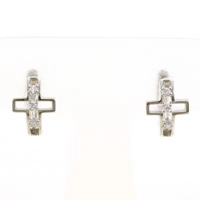 Pre-owned Unbranded 900 Stud Earrings () In Silver