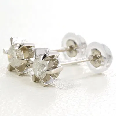 Pre-owned Unbranded 950 Stud Earrings () In Silver