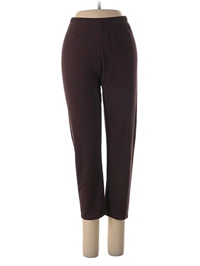 Pre-owned Unbranded Active Pants In Burgundy