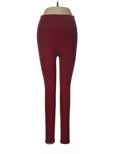 Pre-owned Unbranded Active Pants In Burgundy