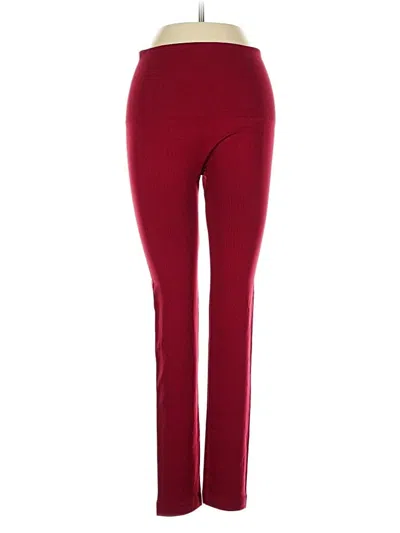Pre-owned Unbranded Active Pants In Burgundy