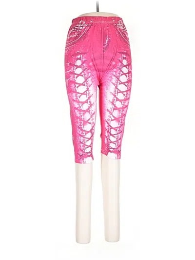 Pre-owned Unbranded Active Pants In Pink