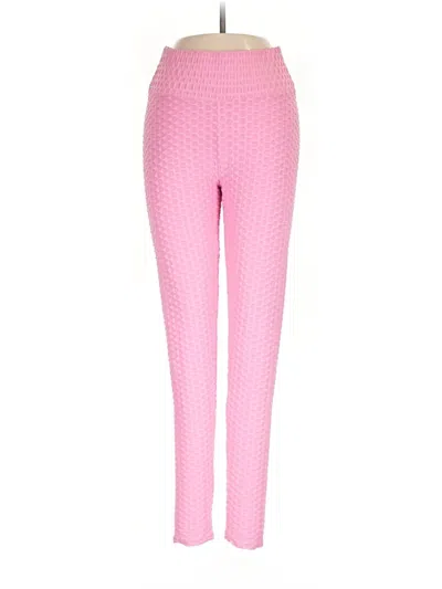 Pre-owned Unbranded Active Pants In Pink