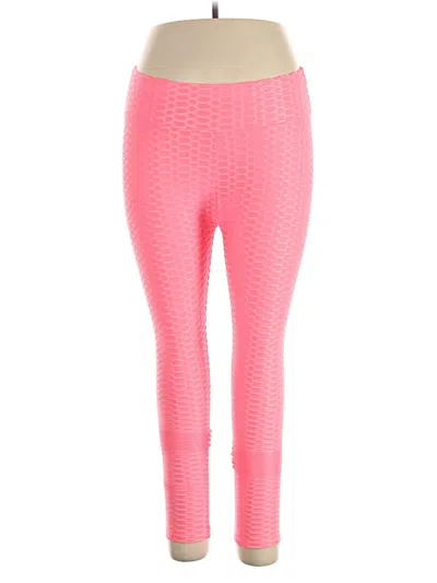 Pre-owned Unbranded Active Pants In Pink