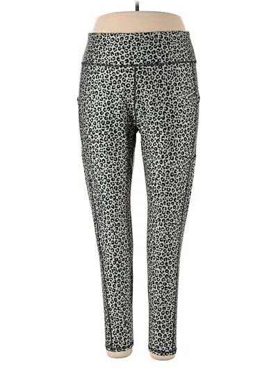 Pre-owned Unbranded Active Pants In Silver