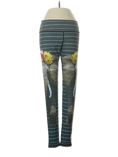 Pre-owned Unbranded Active Pants In Teal