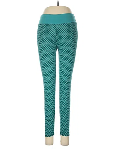 Pre-owned Unbranded Active Pants In Teal