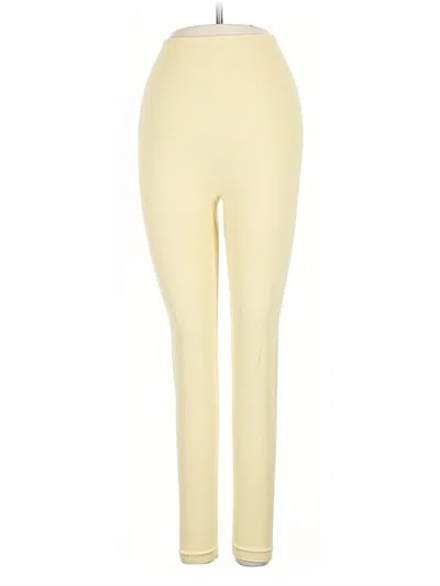 Pre-owned Unbranded Active Pants In Yellow