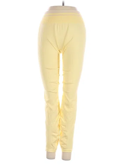 Pre-owned Unbranded Active Pants In Yellow