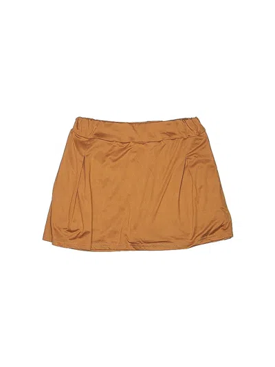 Pre-owned Unbranded Active Skort In Brown