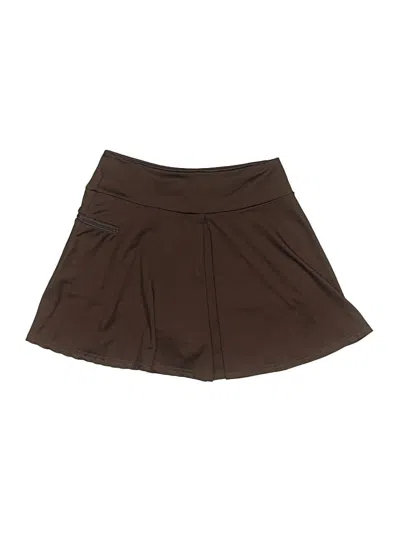 Pre-owned Unbranded Active Skort In Brown