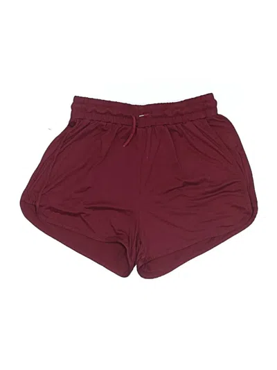 Pre-owned Unbranded Active Skort In Burgundy