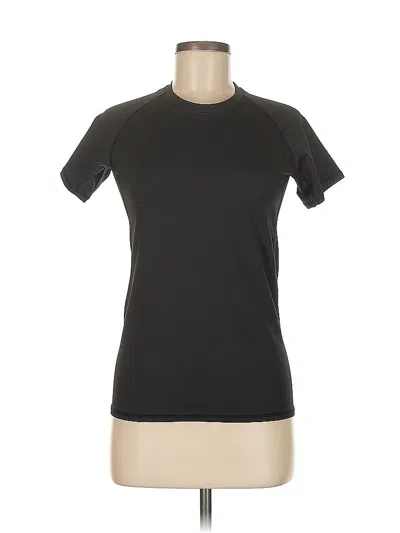 Pre-owned Unbranded Active T-shirt In Black