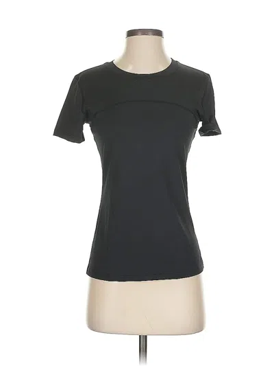 Pre-owned Unbranded Active T-shirt In Black