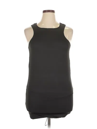 Pre-owned Unbranded Active T-shirt In Black