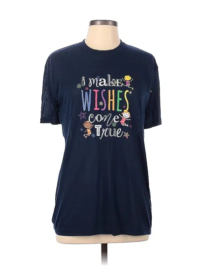 Pre-owned Unbranded Active T-shirt In Blue