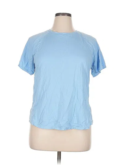 Pre-owned Unbranded Active T-shirt In Blue