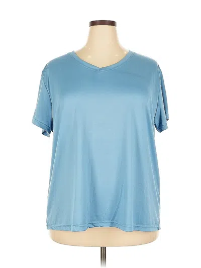 Pre-owned Unbranded Active T-shirt In Blue