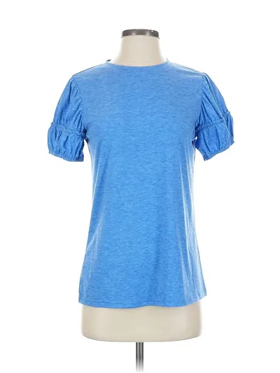 Pre-owned Unbranded Active T-shirt In Blue