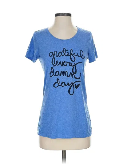 Pre-owned Unbranded Active T-shirt In Blue