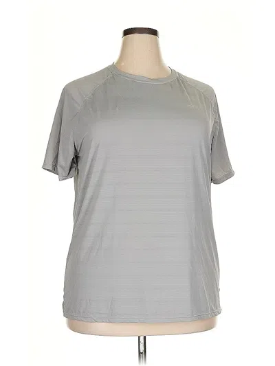 Pre-owned Unbranded Active T-shirt In Gray