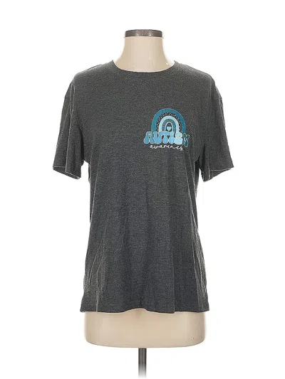 Pre-owned Unbranded Active T-shirt In Gray
