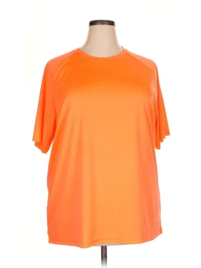Pre-owned Unbranded Active T-shirt In Orange