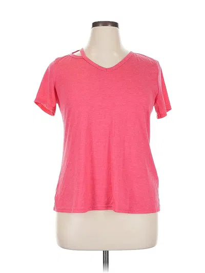 Pre-owned Unbranded Active T-shirt In Pink