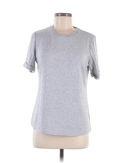 Pre-owned Unbranded Active T-shirt In Silver