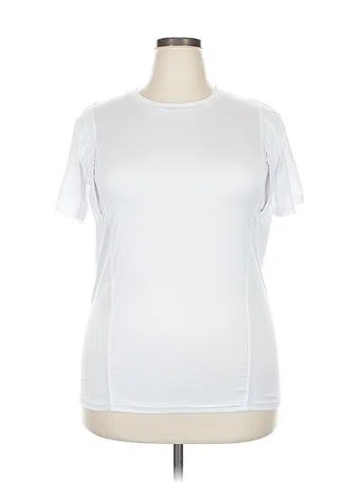 Pre-owned Unbranded Active T-shirt In Silver