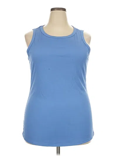 Pre-owned Unbranded Active Tank Top In Blue