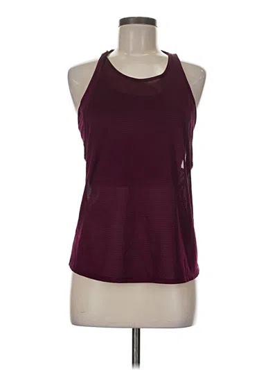 Pre-owned Unbranded Active Tank Top In Burgundy