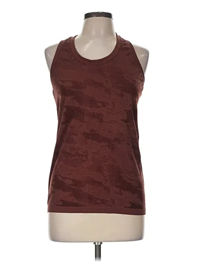 Pre-owned Unbranded Active Tank Top In Burgundy