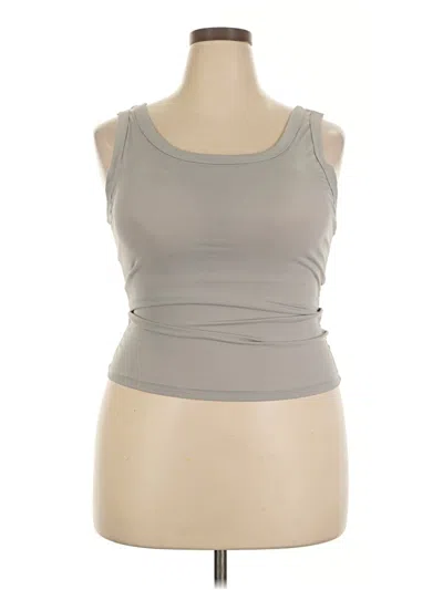 Pre-owned Unbranded Active Tank Top In Gray