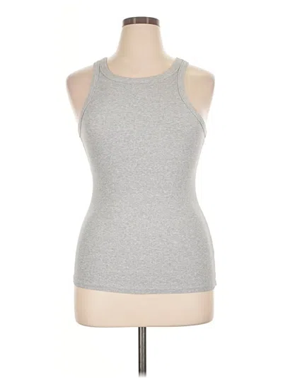 Pre-owned Unbranded Active Tank Top In Silver